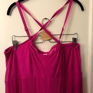 NWT Old Navy Bright Pink Maxi Tank Dress